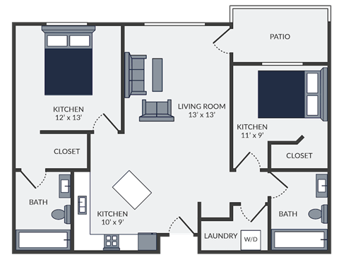 a floor plan of a home